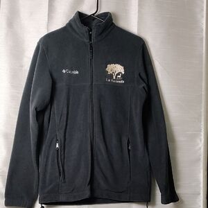 Columbia‎ Charcoal Fleece Jacket with Embroidered Logos
